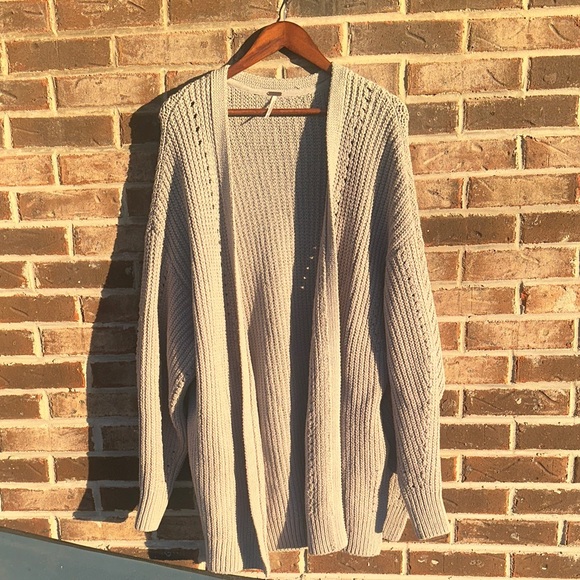 Free People Textured Knit Sweater